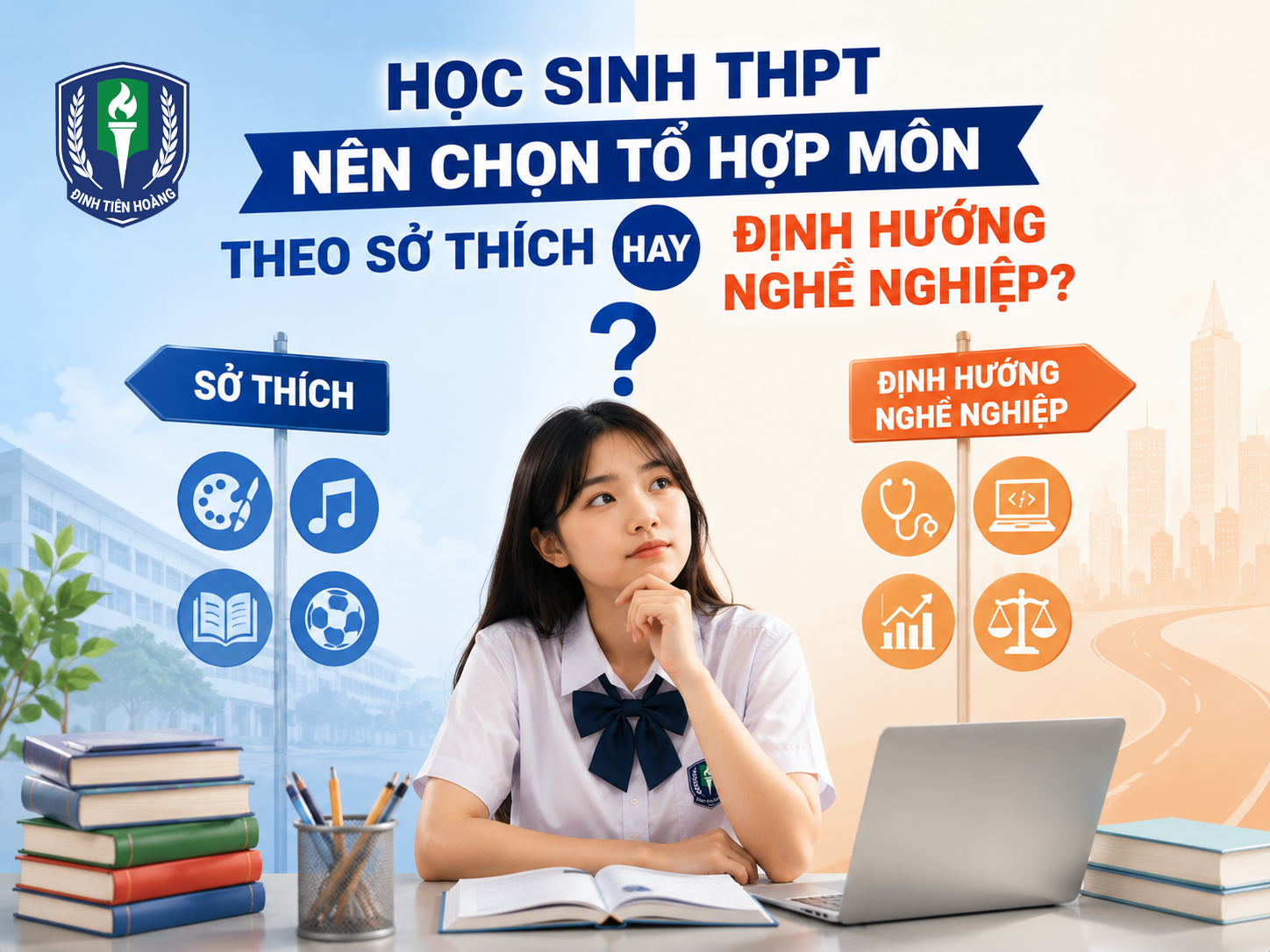 Học sinh THPT nên chọn tổ hợp môn theo sở thích hay nghề nghiệp?