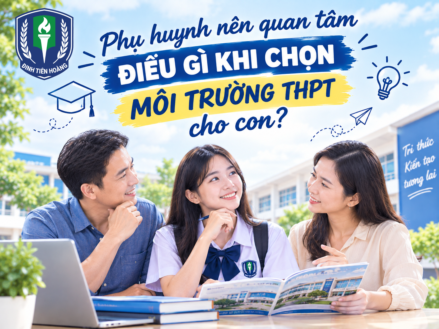 Phụ huynh nên quan tâm điều gì khi chọn môi trường THPT cho con?