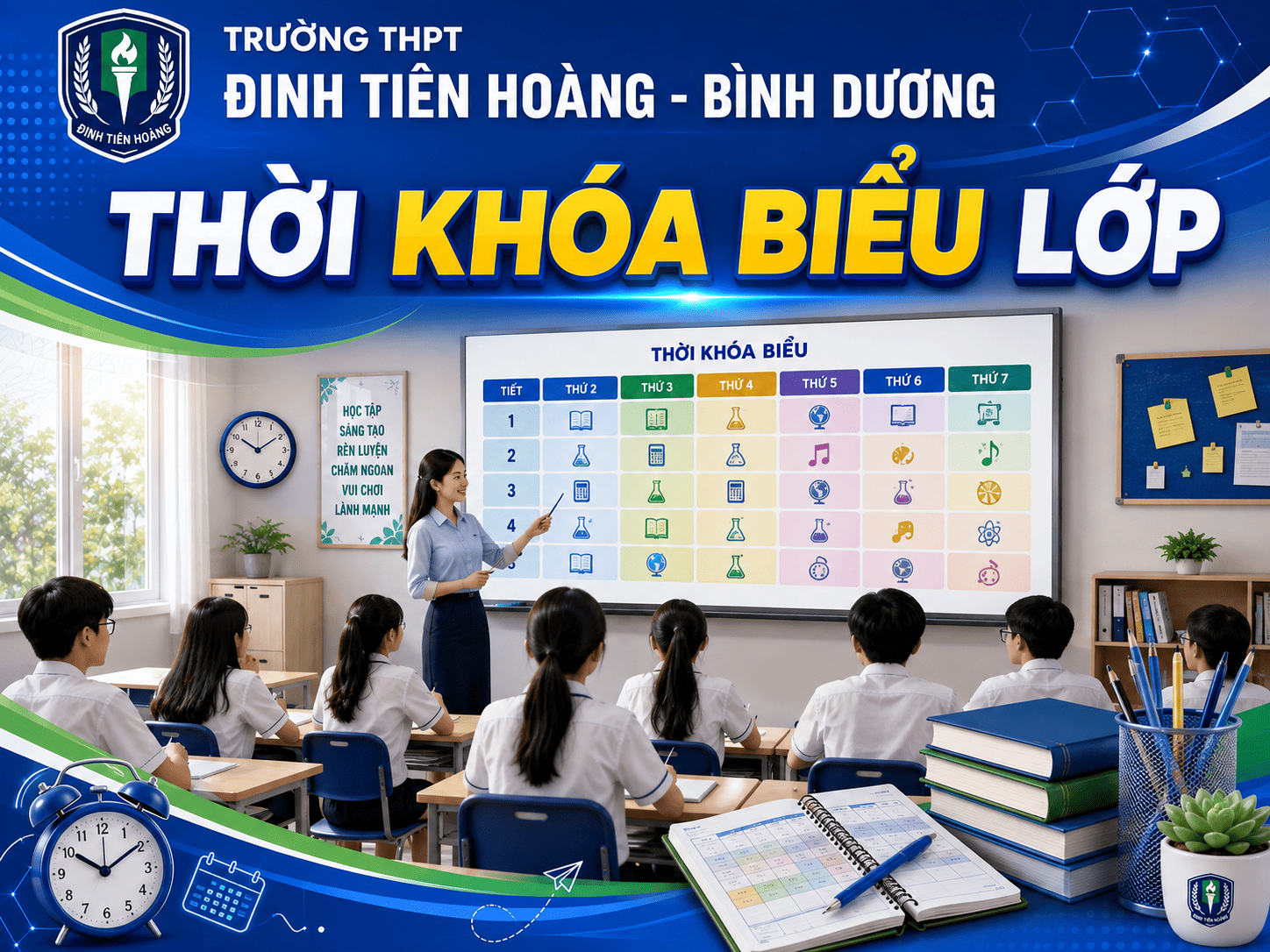 THỜI KHÓA BIỂU LỚP TỪ 07/09/2026