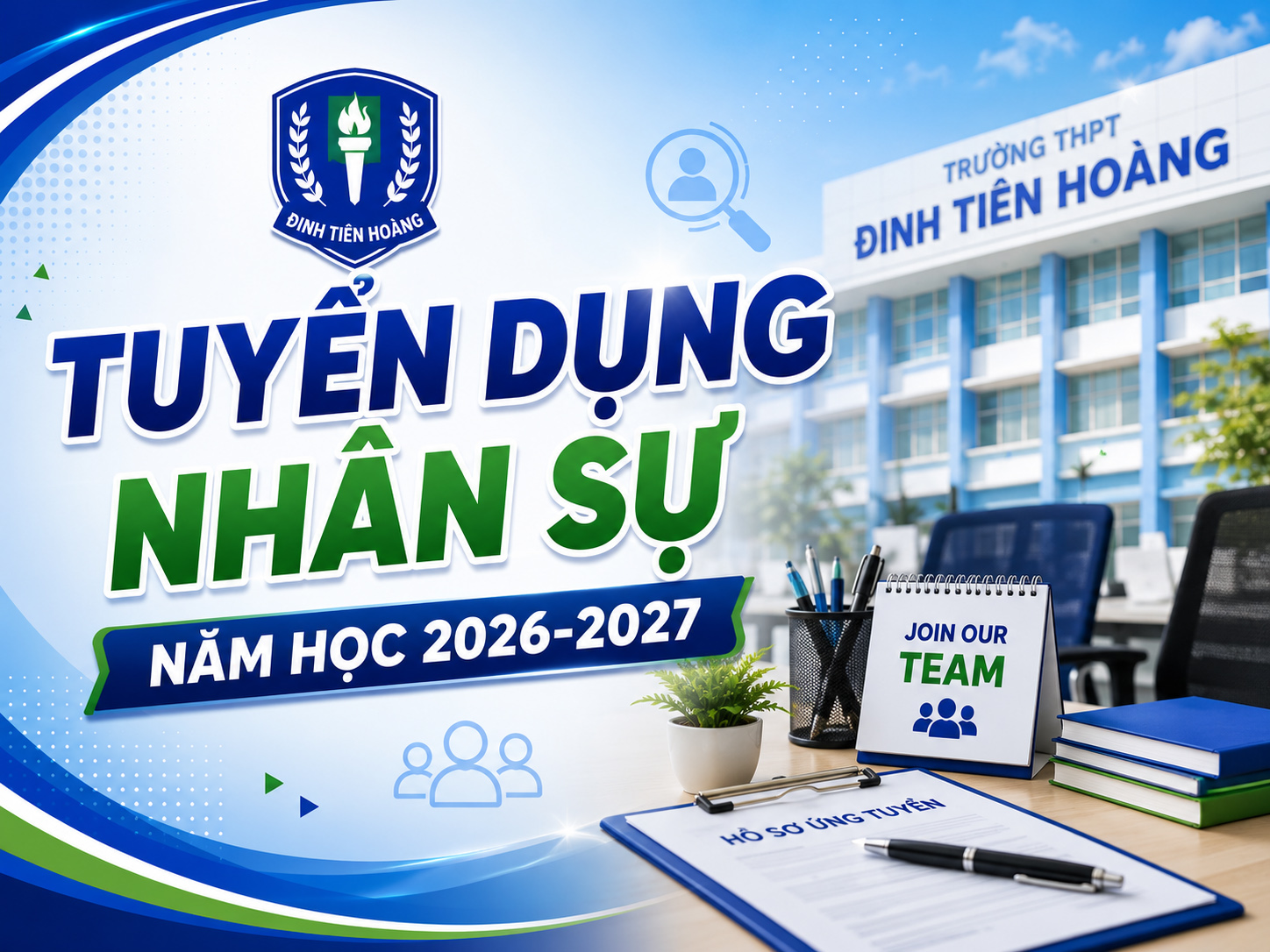 TUYỂN DỤNG NHÂN SỰ NĂM HỌC 2026-2027